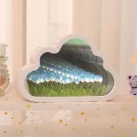 ราคา NEWMINE CN เมฆดอกทิวลิปไฟกลางคืน DIY กระจกทำมือสร้างสรรค์ทะเลดอกไม้บรรยากาศโคมไฟเดสก์ท็อปตกแต่งเมฆกระจก (21825323601)