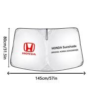 ราคา ม่านบังแดดรถยนต์กระจกหน้ารถยนต์เหมาะสำหรับ Honda Accord Civic City Flow Urban Jazz CRV BRV HRV อุปกรณ์เสริมม่านบังแดดรถยนต์ฉนวนกันความร้อน (22074270920)