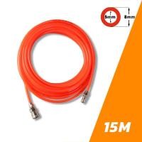 ราคา MUSCLE COW สายลม สายลมสปริง สายลมสีส้ม สายลมขด ยาว 8 10 12 15 เมตร สายปั๊มลม PU AIR HOSE 8x5mm แบบขดสปริง พร้อมหัวคอปเปอร์ สีส้ม (22353720475)