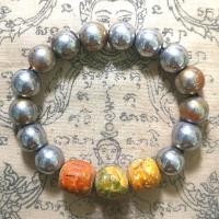 ราคา ประคำข้อมือ สร้อยข้อมือ เหล็กไหลเงินยวง ประคำพระสมเด็จม้วน เม็ดประคำ 12 มิล แร่ดูดทรัพย์ สมเด็จโต สร้อยลูกปัดเหล็กไหล มวลสาร ศักดิ์ สิทธิ์ สร้อยยืดได้ (21098175116)