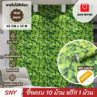 ราคา Siam Niyom สยามนิยม วอลเปเปอร์ติดผนัง ลายใบไม้สีเขียว วอลเปเปอร์ วอลเปเปอร์ผนัง วอลเปเปอร์ ติดผนัง วอลเปเปอร์ห้อง wallpaper ติดผนัง wallpaper stick (21233482943)