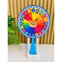 ราคา ตัวเลข 1 20 สื่อการสอน สื่อการสอนวงล้อหมุนได้ ตัวเลข 1 20 สื่อการสอนทำมือ (22657088623)