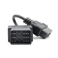 ราคา 22Pin สายเคเบิลสำหรับโตโยต้า OBD กับ OBD2 16Pin เชื่อมต่อ OBDII OBD2สายต่อขยายสำหรับสายเคเบิลสำหรับโตโยต้า17pin เป็น16ขา (22272858699)