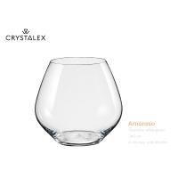 ราคา แก้วไวน์คริสตัลไม่มีขา Amoroso Bohemia Crystal Crystalex Amoroso Stemless Wine Glass (21804740094)