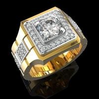 ราคา แหวนทอง18K ฝังเพชรโมอิสสำหรับของขวัญแฟนหนุ่ม (21336184875)