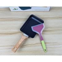 ราคา กระทะทำไข่ม้วน สไตล์ญี่ปุ่น ทรงสี่เหลี่ยม ขนาด 20 X 16 cm เคลือบผิว 5 ชั้นไม่ติดกระทะ แถมตะหลิว (16499460555)