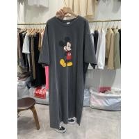 ราคา ผ้าฝ้ายแขนสั้นฤดูร้อนชุดนอนผู้หญิงน่ารักขนาดใหญ่การ์ตูน KT Cat ชุดนอนกลางกระโปรงความยาว Homewear (22375775989)