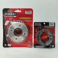 ราคา OSAKI 420 สเตอร์หลัง เลส เวฟ125 WAVE125S WAVE125R WAVE110i รุ่นเก่า WAVE125I รุ่นเก่า MSX125 W100S NEW 2005 2008 DREAM125 MSX125 สเตอร์หลัง เวฟ110i ของแท้ ตรงรุ่น ได้มาตรฐาน อะไหล่ทดแทน พร้อมเปลี่ยน (