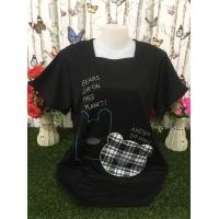 ราคา เสื้อยืด เสื้อครอป เสื้อยืด ผญสวยๆ เสื้อแฟชั่นผญ 2023 เสื้อผ้าสาวอวบ เสื้อยืด oversize รุ่น9229TFY (18709457893)