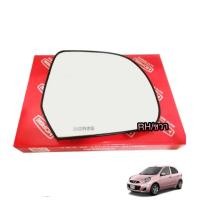 ราคา เนื้อกระจก เลนส์กระจกมองข้าง Nissan March มาร์ช Almera อัลเมร่า ปี 2010 2021 By HORSE (22178647813)