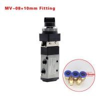 ราคา Mechanical Valve MV 08 Pneumaitc Air Control Valve 2 Position 5 Way Mechanical Air Valve Port Size 1 4 1Pc (21580893902)