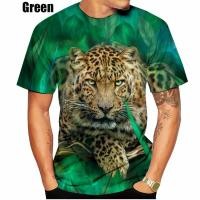 ราคา เสื้อยืดแฟชั่นใหม่ลายเสือดาว เสือชีตาห์3D เสื้อยืดแขนสั้นระบายอากาศสำหรับผู้ชาย ผู้หญิงลำลองฤดูร้อนฮิปฮอป (21403341457)