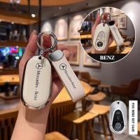 ราคา เคสรีโมทกุญแจรถยนต์ สําหรับ BENZ ปลอกกุญแจรถย W214 223 206 X254 พวงกุญแจรถ (22635343433)