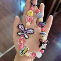 ราคา ประณีต HAND Crafted Pearl โทรศัพท์ CHAIN Original นาฬิกาข้อมือ Anti Lost Design โทรศัพท์มือถือจี้ตกแต่ง (21152166576)