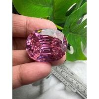 ราคา เพชร CZ รัสเซีย CZ pink Diamond SIZE 22x26 MM 82 CARATS เพชรรัสเซีย พลอย 1 เม็ด ตัดสำเร็จ เนื้อแข็ง CUBIC ZIRCONIA (17389064660)