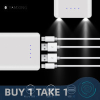 ราคา YANXING 8x18650 DUAL USB Flashlight Battery Charger BOX Power Bank Holder DIY SHELL Case ไฟฉายแบตเตอรี่กล่องชาร์จ (22439452148)