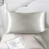 ราคา ปลอกหมอน ปลอกหมอนซาติน ปลอกหมอนใหญ่ ผ้าไหมซาติน นุ่ม Pillowcase ป้องกันไรฝุ่น เซ็ตคู่ 2 ชิ้น ขนาด 51x76 ซม Thejoyful (21736559552)