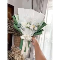 ราคา ช่อธนบัตร 5 ใบ เฟอเรโร่ 1 ลูก ทรงดอกไม้ ทรงตั้ง ช่อเปล่า (21383865905)