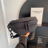 ราคา Outdoor ลำลอง Canvas เอว Bag Backpack Leisure Crossbody Dumpling Bag Abbodo Brand ซิป Closure Letter Pattern (21639151711)