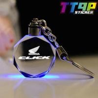 ราคา พวงกุญแจเหรียญรถจักรยานยนต์พวงกุญแจคริสตัล7สี HONDA พวงกุญแจไฟ LED พวงกุญแจพวงกุญแจส่วนตัวสวยสำหรับ HONDA Cilck 125i V3 Cilck160 150i (22730738548)