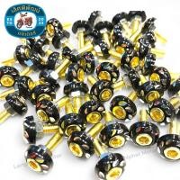 ราคา น็อตซาลาเปากัดลาย เบอร์ 10 หัวหกเหลี่ยม น็อตทอง น็อตซาลาเปา อะไหล่มอไซด์ อุปกรณ์ตกแต่ง น็อตชุดสี มีหลายสีให้เลือก (22252877025)