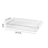 ราคา กล่องเก็บของแบบใส Stackable Desktop แฟ้มกล่องเก็บ A4 เอกสารกล่องพร้อมฝาปิดตู้โต๊ะผู้ถือกระดาษเครื่องเขียนคอนเทนเนอร์ (22696848340)