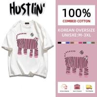 ราคา กรุงเทพมหานคร ผลิต oversize เสื้อยืด เสื้อแขนสั้นคอกลม เสื้อยืดเกาหลี เสื้อยืดไซส์ใหญ่ แมวลายทาง สไตล์เกาหลีน่ารัก ลายการ์ตูน COTTON100 ผ้าแบบนุ่มพิเศษ (21632663813)
