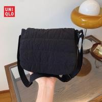 ราคา มาใหม่ uniqlo มีป้ายห้อยยูนิโคล่ ง่ายและทันสมัยกระเป๋าขนาดเล็กสะ กระเป๋าสะพายข้างไหล่ข้างเดียวสำหรับนักเรียนศิลปะวาฟเฟิลหลากสีลูกกวาด (22822634717)