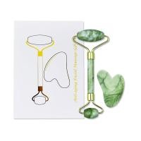 ราคา หยดหินกัวซา นวดใบหน้า กระชับผิว หน้าเรียว หินแท้ ลูกกลิ้ง กัวซา นวดหน้า Jade Roller Massager Face Roller Gua Sha หยกนวดหน้า หินนวดหน้า ลูกกลิ้งหินหยกนวดหน้า ที่นวดหน้าธรรมชาติ XPH164 (22227356303)