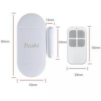 ราคา TSUKI สัญญาณติดประตู หน้าต่าง Door Alarm Windows SENSOR 130db Wireless Home ระบบเตือนภัยประตูกันขโมยความปลอดภัย (20802380444)