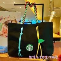 ราคา พร้อมส่งในไทย กระเป๋าผ้าสตาร์บัคส์ starbucks ผ้าแคนวาสใบใหญ่ จุได้เยอะ ใช้เรียน ใช้เที่ยว ใช้ชอปปิ้ง ได้หมด (20505241180)