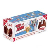 ราคา ไข่เซอร์ไพรส์ ทอมแอนด์เจอร์รี่ มิลค์ช็อกโกแลต Zaini Tom and Jerry Milk Chocolate Surprise eggs 3x20g (20749888075)