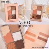 ราคา Sivanna Pro Eye Palette Mini Eyeshadow 6g ซีเวนน่า คัลเลอร์ส โปร อาย พาเลทท์ มินิ อายแชโดว์ 6g (22407559132)