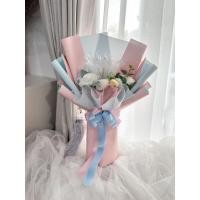 ราคา ช่อธนบัตร 5 ใบ เฟอเรโร่ 1 ลูก ทรงดอกไม้ ทรงตั้ง ช่อเปล่า (22555988263)