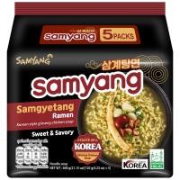 ราคา Samyang มาม่าเกาหลี รส ซัมกเยทัง ราเมง ไก่ตุ๋นโสม Samgyetang Ramen ขนาดแพ็ค 5 ซอง (22691308456)
