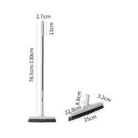 ราคา As Well Asแปรงขัดพื้น ด้ามปรับระดับสั้นยาวหัวแปรงหมุนได้ขัดได้ในพื้นที่คับแคบ น้ำหนักเบา ขัดพื้นกระเบื้อง พื้นปูน พื้นทั่วไป (16531054442)