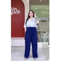 ราคา A5 คาโก้แทบ กางเกงคาโก้ขายาว มีแถบ ผ้าวูลเวฟ พร้อมส่ง (22012446021)