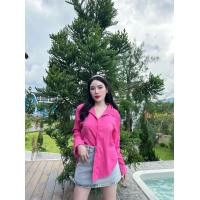 ราคา เสื้อเชิ้ตแขนยาว มีสายผูกโบว์ด้านหลัง JB022 (19496797306)