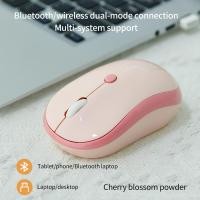 ราคา เมาส์ปุ่มเงียบ MOFii M5DM Bluetooth 2 4Ghz Dual Mode Mouseเม้าส์สองระบบ รูปทรงพอดีมือ สีน่ารัก (22642019628)