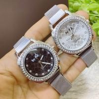 ราคา นาฬิกาผู้หญิง GENEVA แท้ สายแม่เหล็ก ปรับขนาดได้ตามข้อมือ (19172266348)