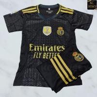 ราคา ชุดกีฬาเด็ก เรอัล มาดริด Real M ใหม่ล่าสุด ปี 2025 มีชุดเหย้า มีไซส์ 14 30 ใส่ได้ เด็กอายุ 1 ขวบถึง 14 ขวบ เสื้อพร้อมกางเกง (15080316664)