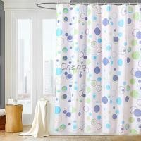 ราคา Chang ม่านกั้นห้องน้ำ ม่านกันน้ำ ม่านพลาสติก shower curtain (14465061871)