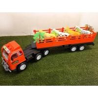 ราคา รถของเล่น รถพ่วงดั้ม รถสิบล้อ รถบรรทุกสัตว์ รถบรรทุกการเกษตร คละสี (10635058517)