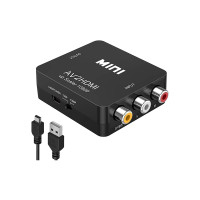 ราคา SRAS ตัวแปลงสาย av2hdmi หัวแปลง AV to HDMI Converter 1080P ตัวแปลงสัญญาณภาพและเสียงจาก AV เป็น HDMI RCA to HDMI D PHONE (22538563569)