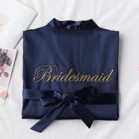 ราคา Bride with Team Bride bathrobe Bride TO BE Bridal Shower Bac (19956508994)