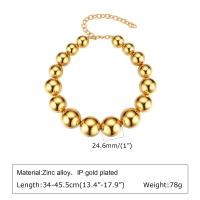 ราคา Vnox สร้อยคอลูกปัดชุบทอง14K สำหรับผู้หญิงสร้อยคอลูกปัดกลมโซ่คำสั่งหนาๆไข่มุกใหญ่สร้อยคอทันสมัยเครื่องประดับทองคำ (22535693201)