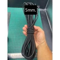 ราคา ยางยืดใส่เสาเต็นท์มี4 ขนาด 2 5มิล 3มิล 3 5มิล 5มิล ยาว10เมตร สีดำ (22472809367)