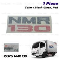 ราคา Sticker สติ๊กเกอร์ NMR 130 2 ชิ้น สีดำเงา สำหรับ Isuzu NMR 130 แรงม้า ปี 2008 2016 (13646041705)