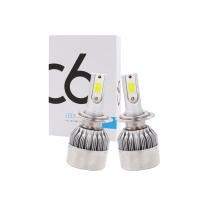 ราคา 2ชิ้นไฟหน้า C6 H4 LED 6500K Cree Hi ต่ำชุด สีขาว C6 H4 H7 H11 7600LM 36W LED ไฟหน้ารถ Hi Lo หลอดไฟไฟหน้ารถมอเตอร์ไซค์แบบ Led ไฟหน้าอัตโนมัติ (21872853023)