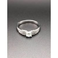 ราคา แหวนสแตนเลสประดับด้วยเพชร CZ งานสไตล์เกาหลี (21203782599)